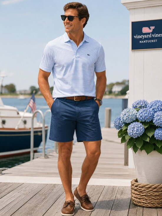 Vineyard Vines Other - NWT Vineyard Vines 7” Breaker Shorts Blue Classic Fit Mens 40